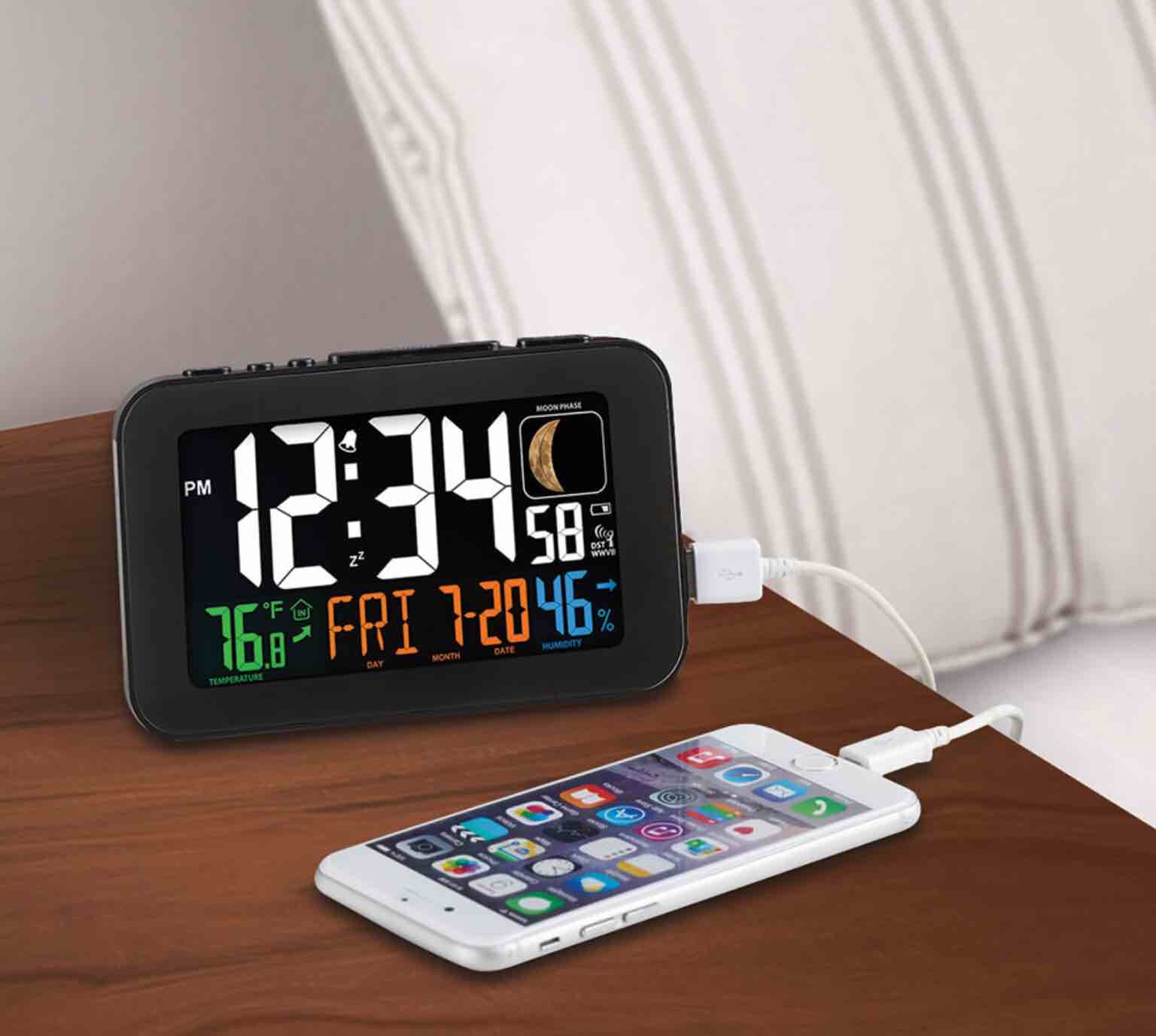 The Phone Charging Atomic Alarm Clock