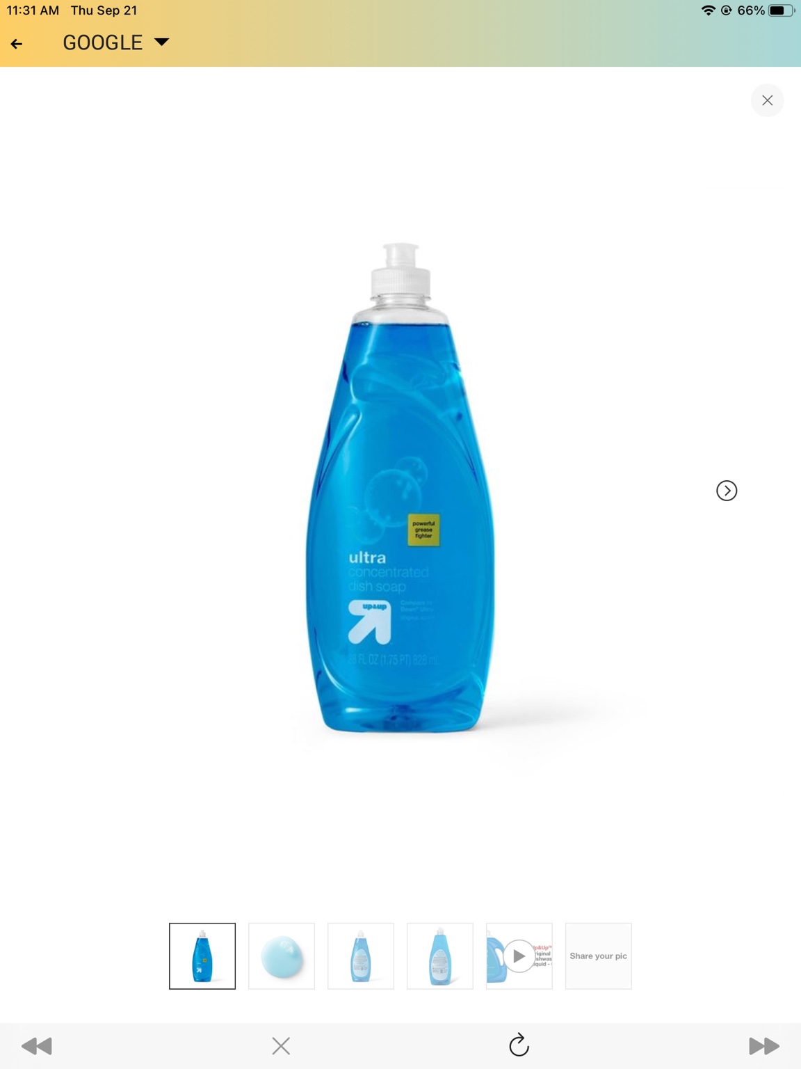 Ultra dish soap 41 FL OZ  target 