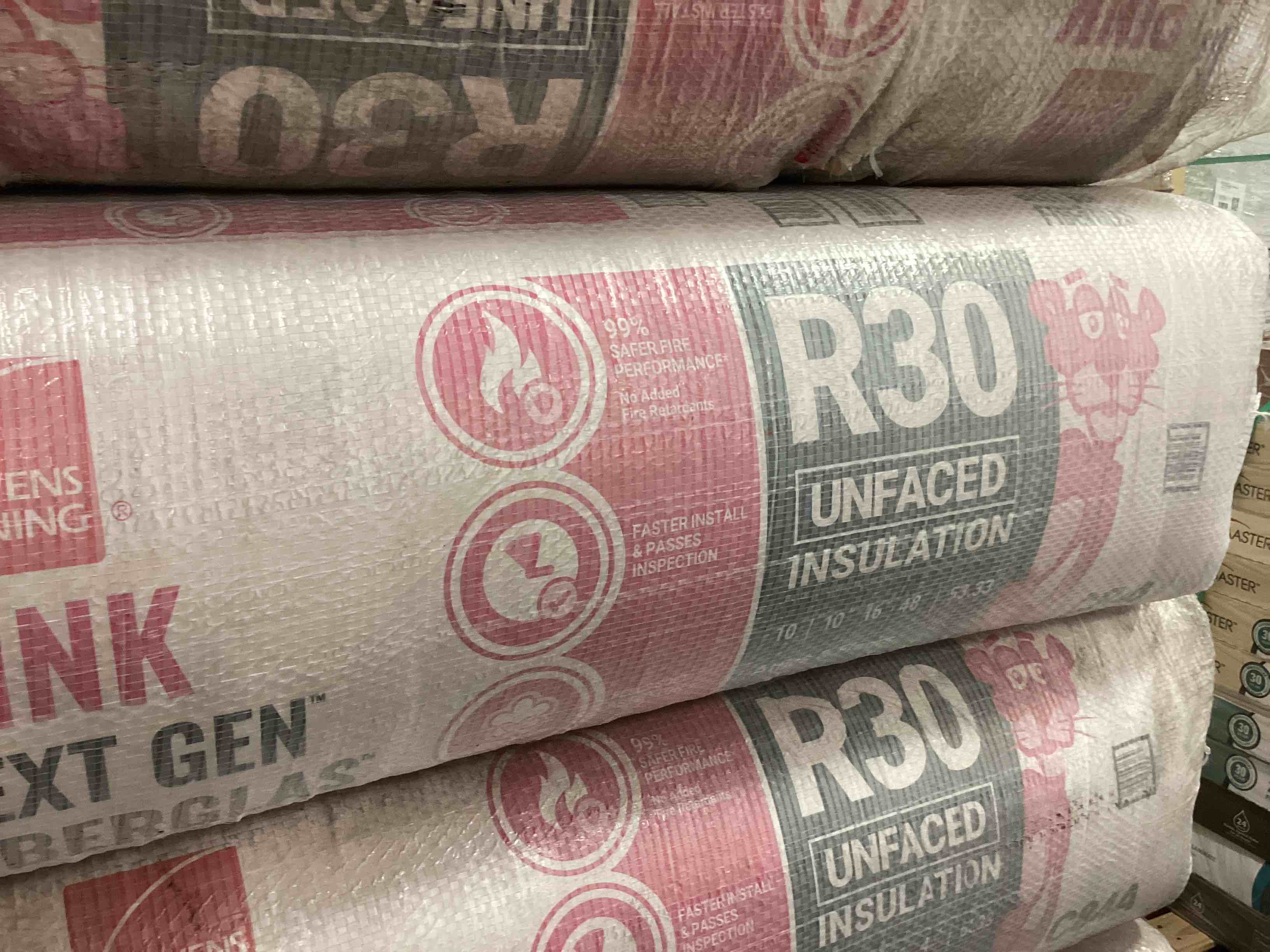 4 batts r30 16” unfaced insulation your bid per batt 