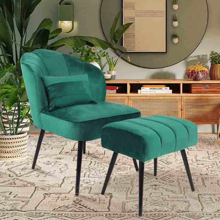 Baarde Upholstered Side Chair by Mercer41