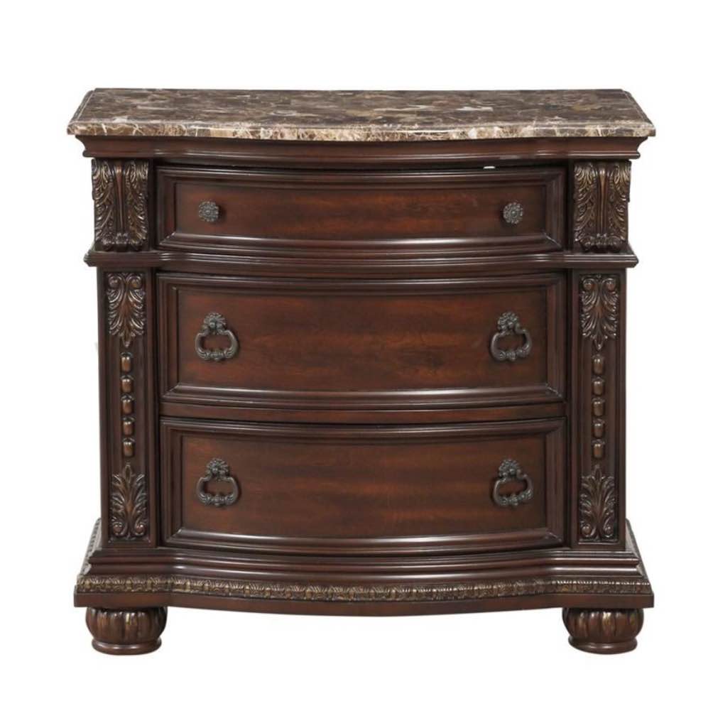 homelegance Cavalier 3-Drawer Nightstand (1757-4) (damaged)