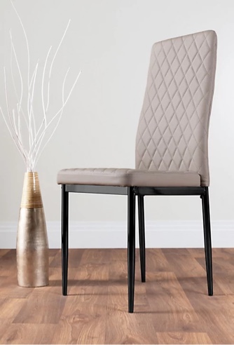 milan dining chair cappuccino 