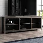 dusty walnut large tv stand