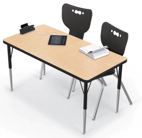 Adjustable Height Rectangle Activity Table(Incomplete legs only)