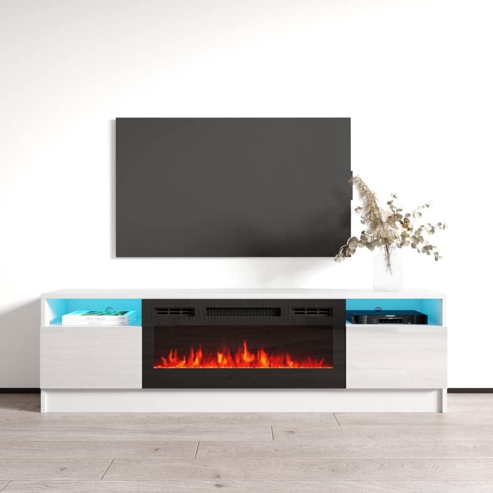 TV Stand for TVs up to 70" with Electric Fireplace Included (incomplete)