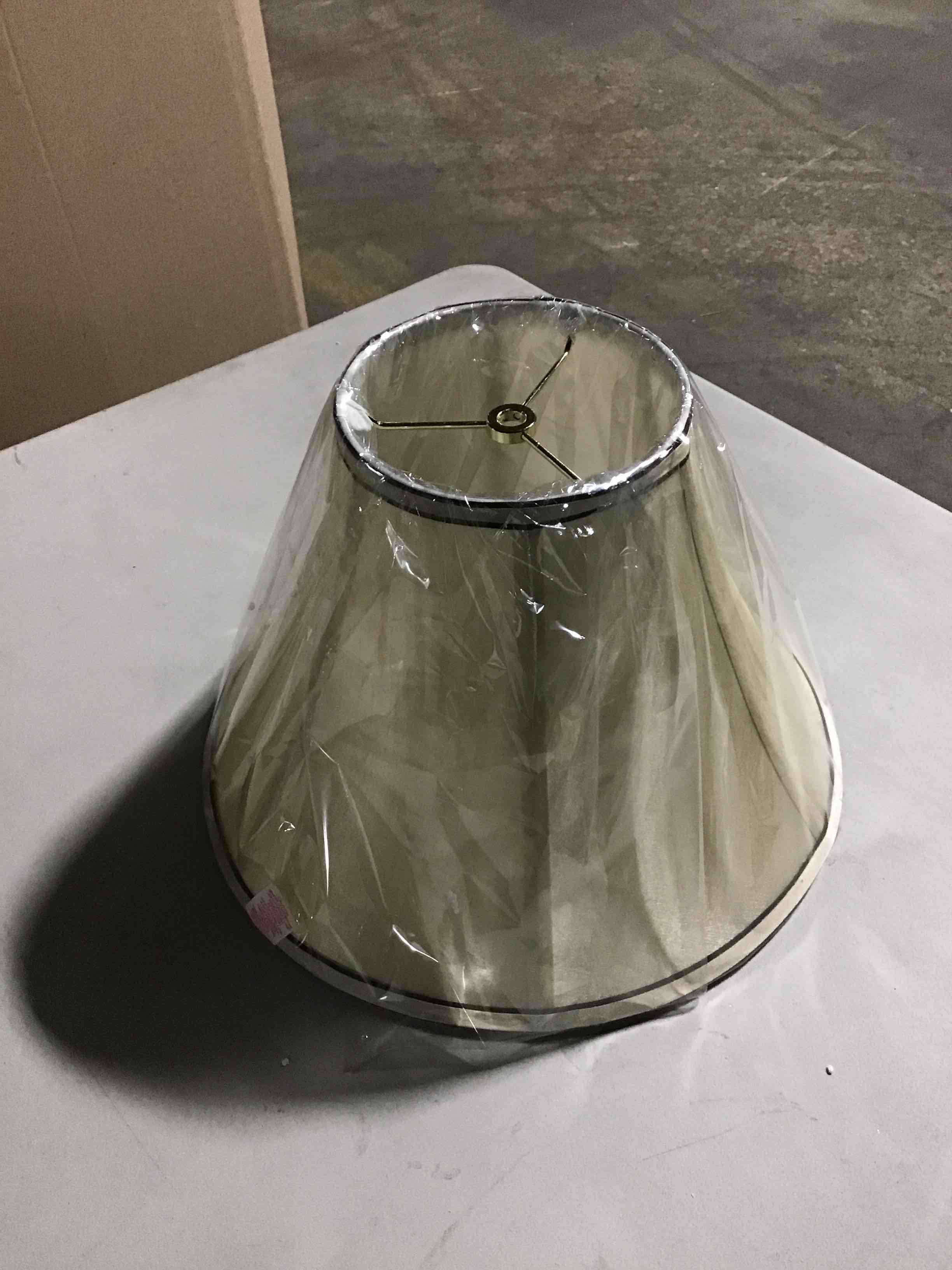 antique beige lamp shade