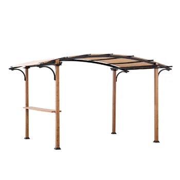 Sunjoy 8.5 ft. x 13 ft. Steel Arched Pergola
