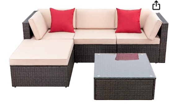 Wicker set (similar to stock photo incomplete No cushions)