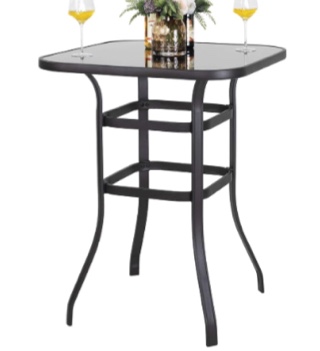 Outdoor bar table (similar to stock photo)