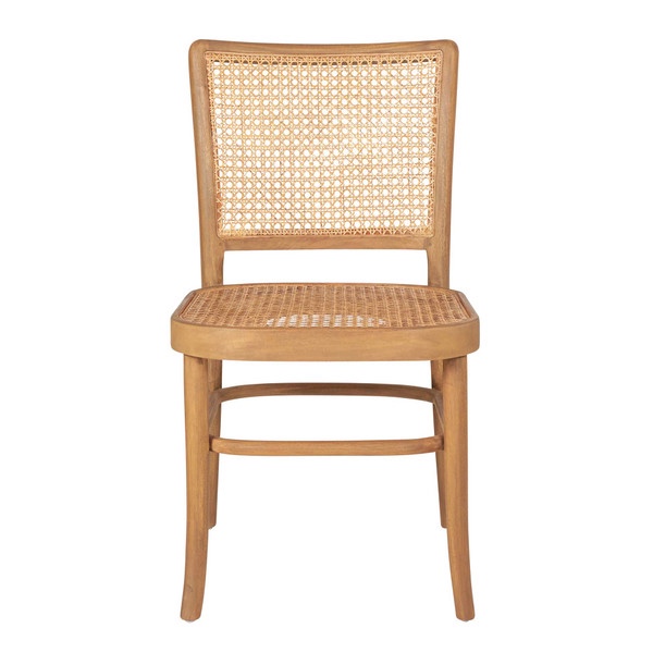 Pia Cane and Rattan Side Chair