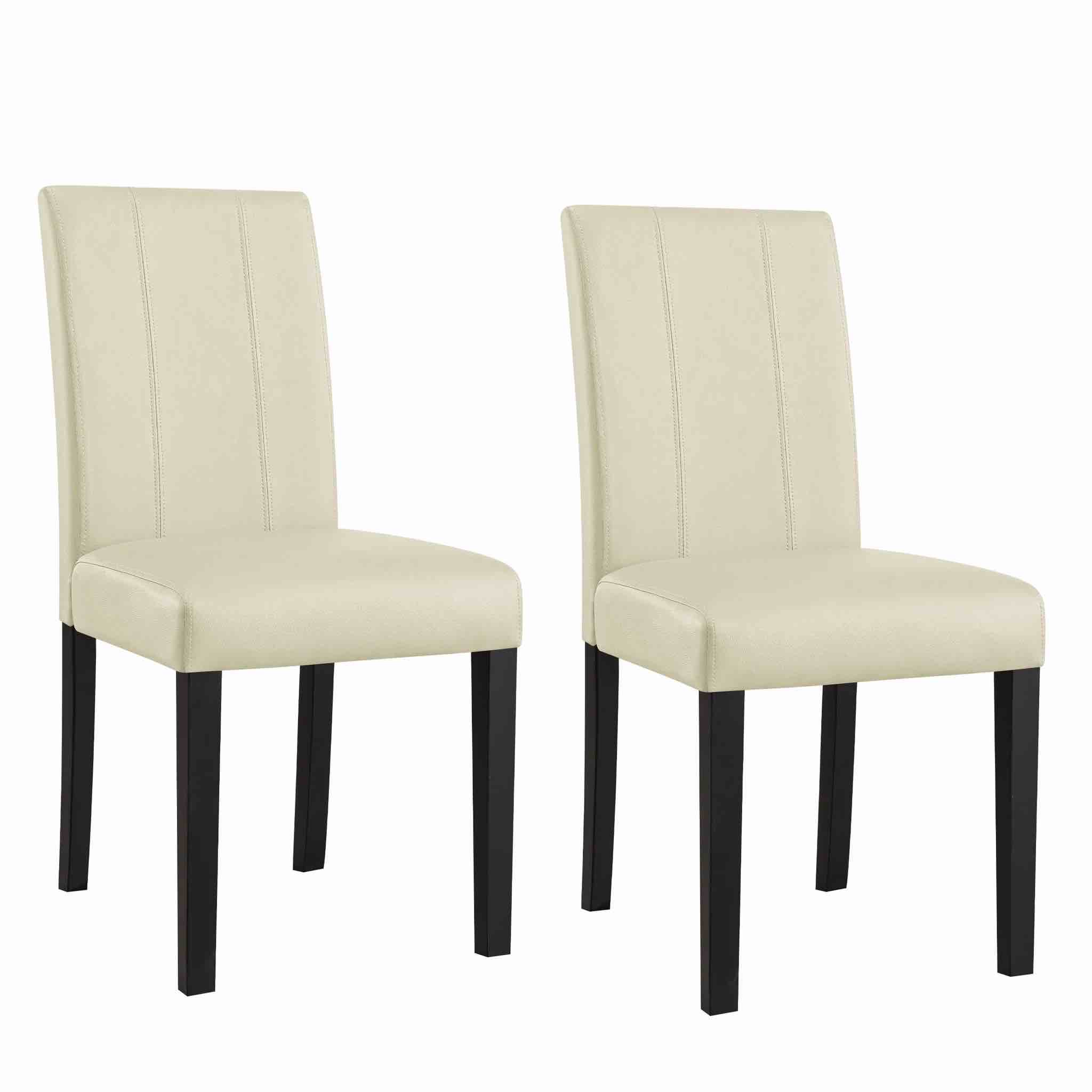 Modern Upholstered PU Leather Dining Chairs