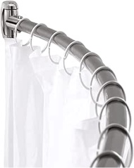 Assorted item (Curtain rods, Chrome curved shower rod,window rods)