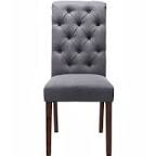 Colamy Dining Chairs Set of 2, Grey