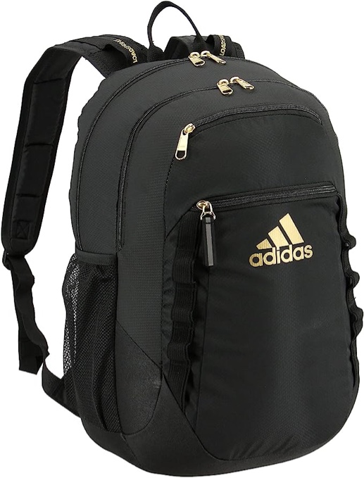 Similar adidas Excel 6 Backpack, Black,Gold, One Size