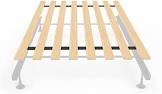 Mattress Support Wooden Bunkie Board/Bed Slats, Twin, Beige