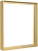 FOLKOR Floating Frame for 36x48 Canvas Paintings, DIY Metal Canvas Frame with 1.5" Deep, Modern Floater Frame for Oil Paintings Portrait Landscape Living Room Bedroom Home Office Wall Art Decor (Gold)