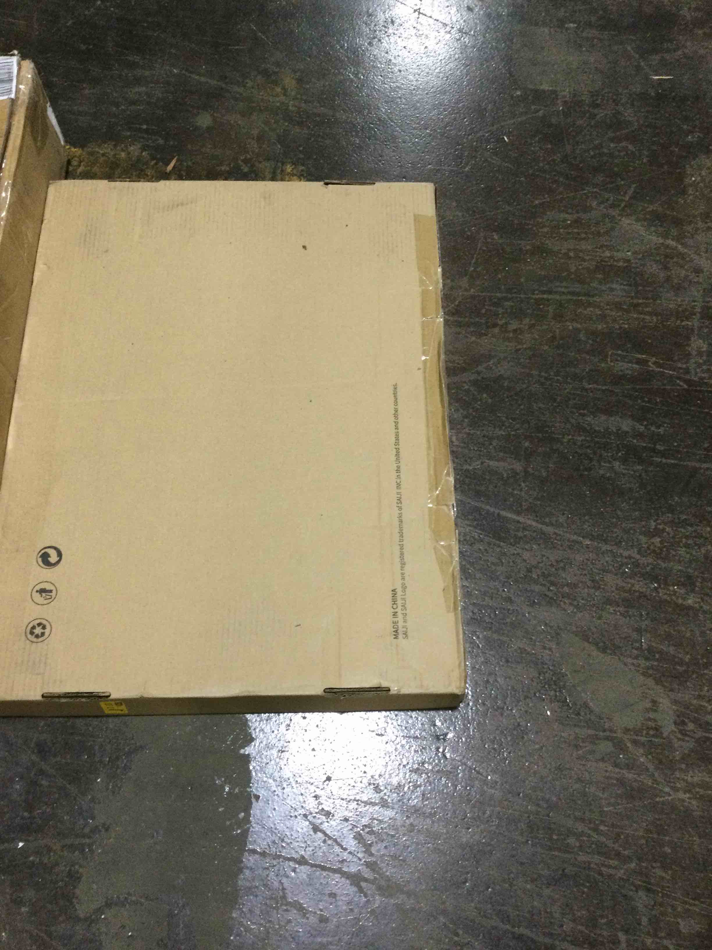 SAIJI Folding Bed Desk for Laptop, Eating Breakfast, Writing, Gaming, Extra Large 25.6" x 19.3" Portable Floor Stand Laptop Desk Table for Adult,Kids, Wood Bed Tray Table Lap Desk