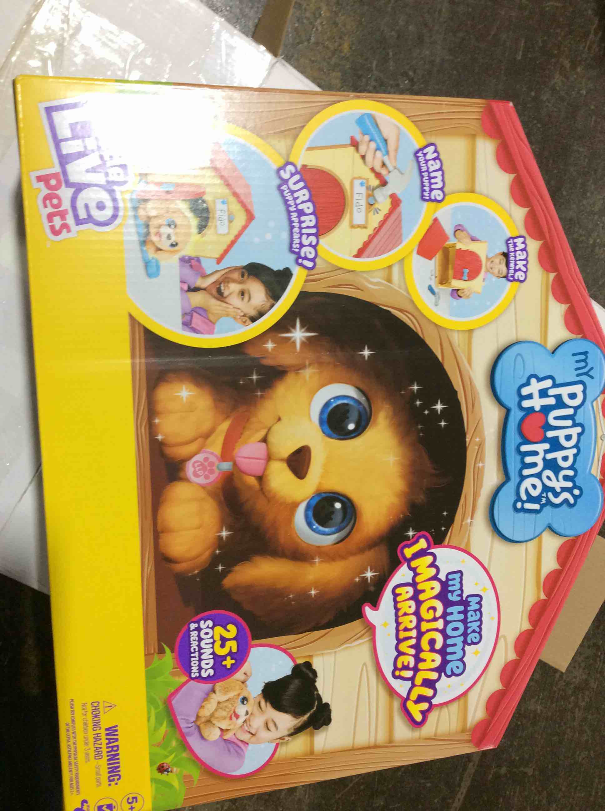 Little Live Pets My Puppy's Home Interactive Plush Toy Puppy & Kennel