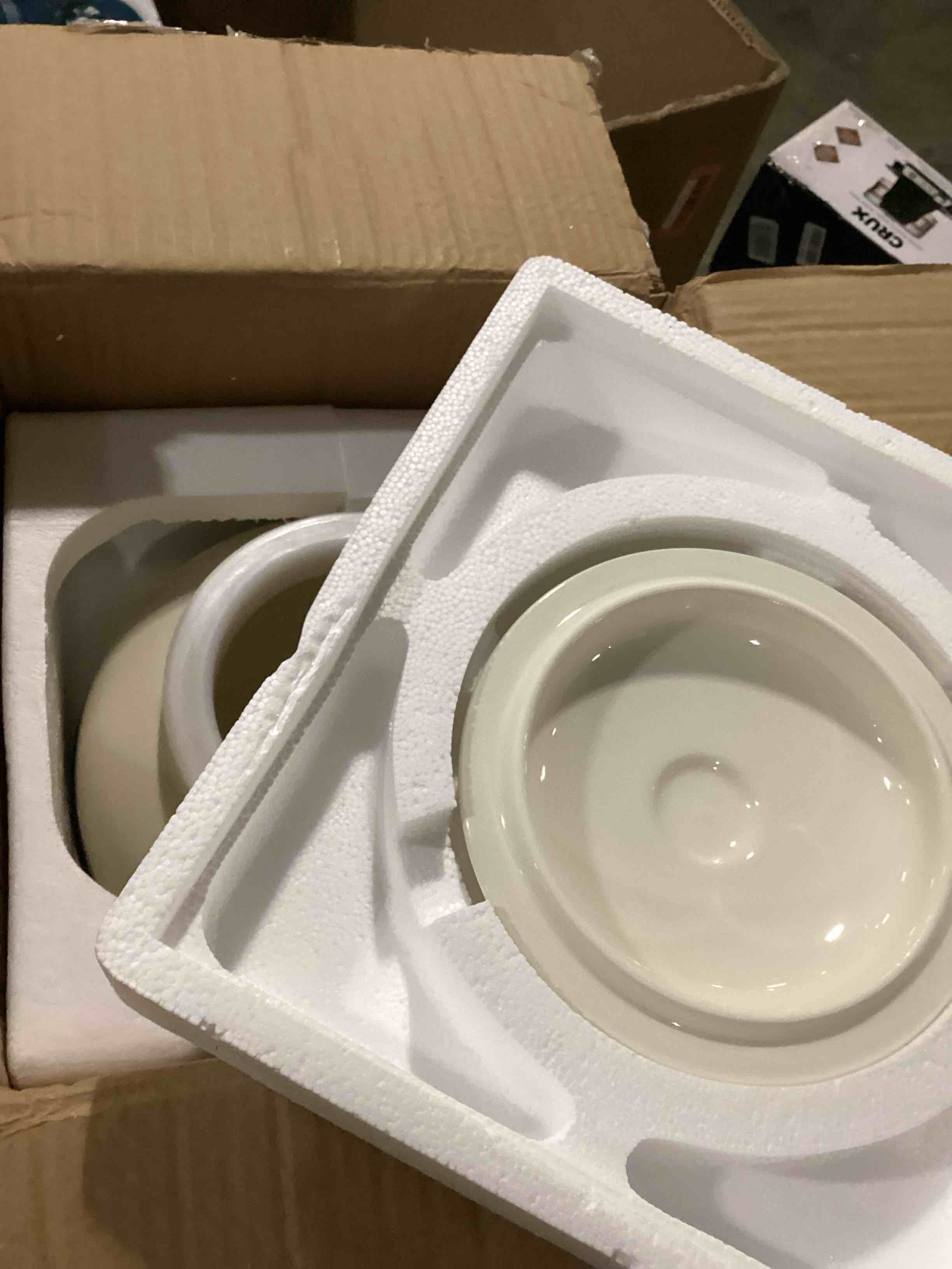 Geo Sports Porcelain Ceramic Crock Water Dispenser, Stainless Steel