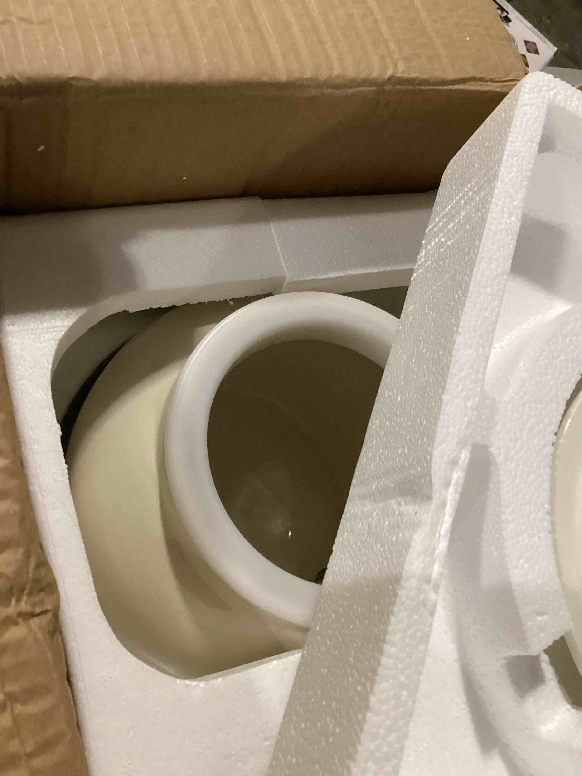 Geo Sports Porcelain Ceramic Crock Water Dispenser, Stainless Steel