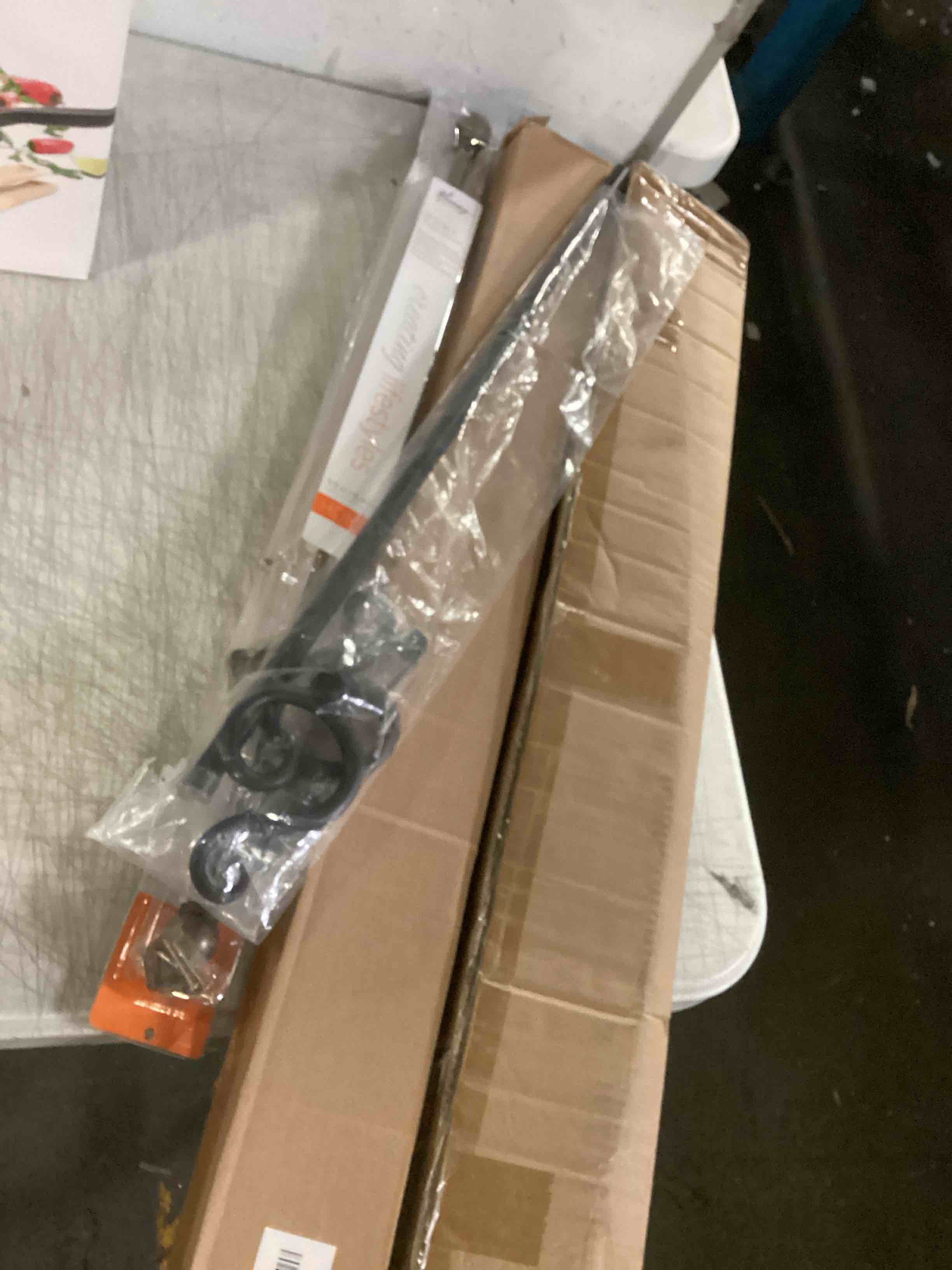 Assortment of Miscellaneous products (May Include cordless shade, curtain rods, retractable baby gate, Led universal linear lamp and more or other use)