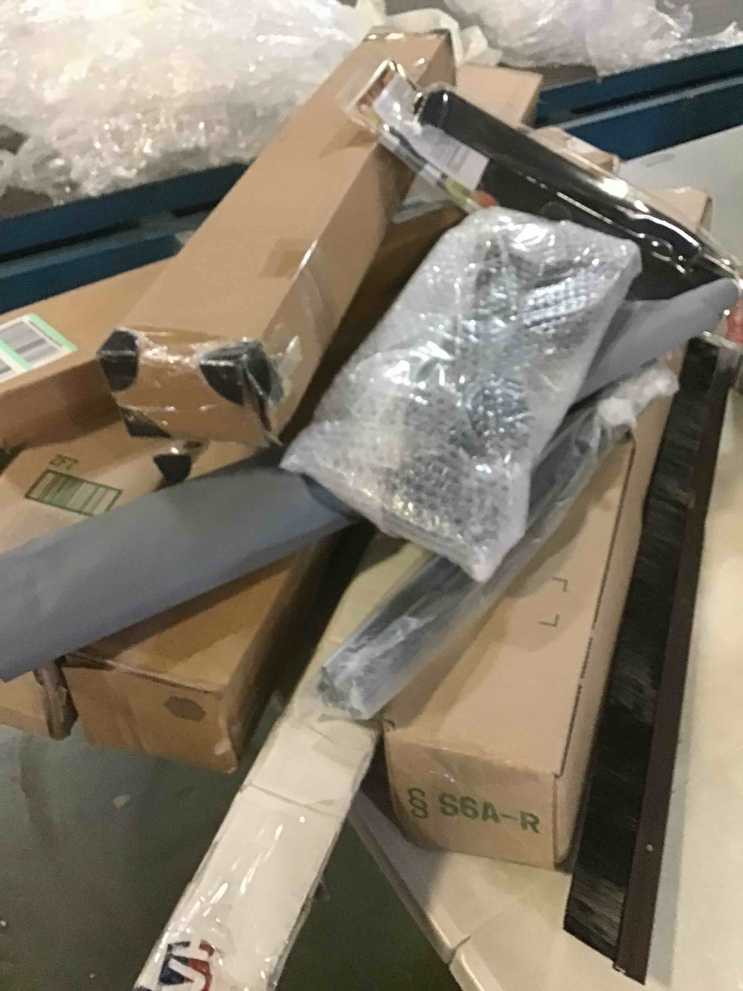 Assortment of Miscellaneous products (May Include cordless shade, curtain rods, retractable baby gate, Led universal linear lamp and more or other use)