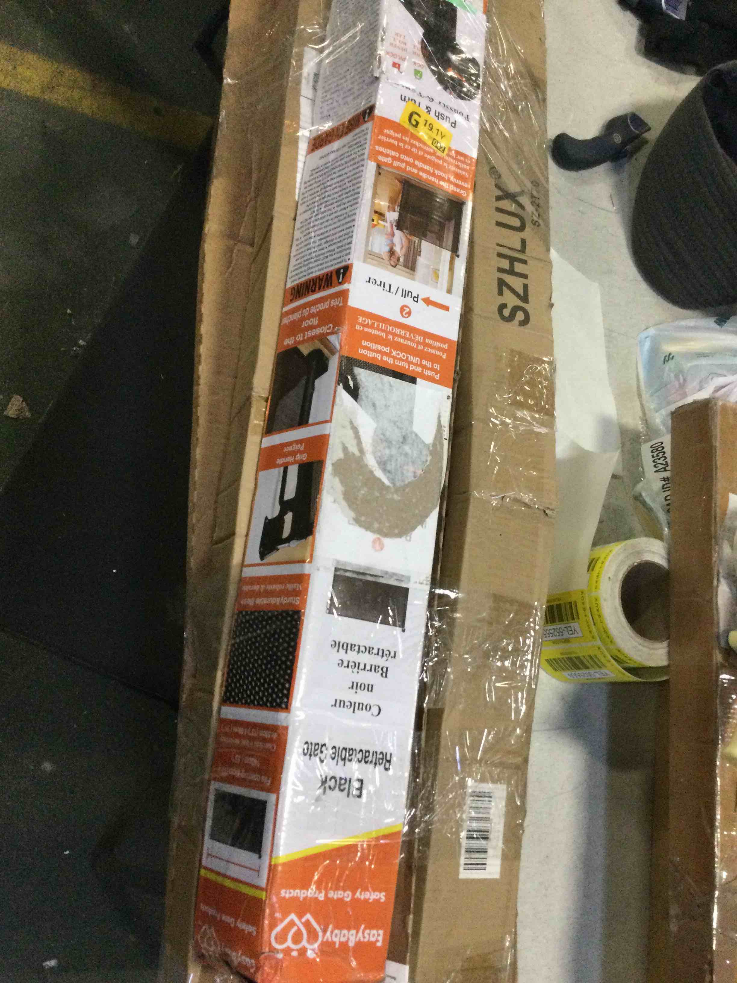 Assortment of Miscellaneous products (May Include cordless shade, curtain rods, retractable baby gate, Led universal linear lamp and more or other use)