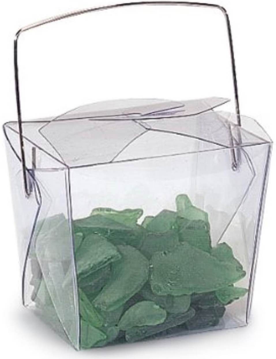 Clear Take Out Favor Boxes, Large 4x3.5x4", 12 Pack
