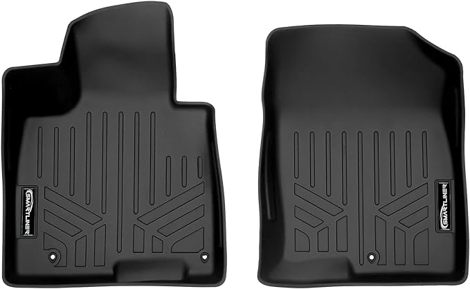 SMARTLINER All Weather Custom Fit Floor Mats 1st Row Black Liner Set