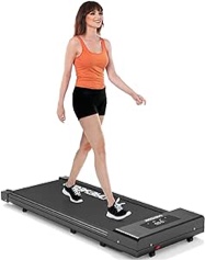 Under Desk Treadmill DAEYEGIM 2 in 1 Walking Pad for Home/Office with Remote Control, Walking Treadmill, Slim and Portable Treadmill in LED Display