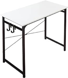 White Compact Computer Desk similar to stock photo