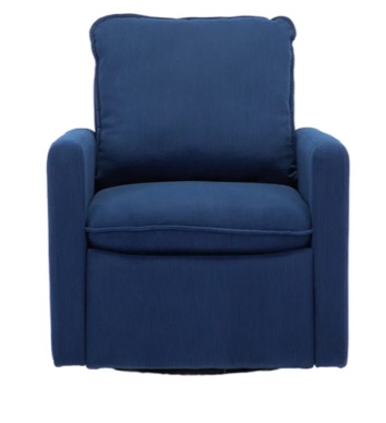 COOLMORE Swivel Barrel Chair, Comfy Round Accent Sofa Chair for Living Room, 360 Degree Swivel Barrel Club Chair, Leisure Arm Chair for Nursery, Hotel, Bedroom, Office, Lounge