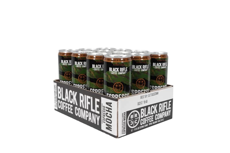 Black Rifle Coffee MOCHA Espresso | 11oz/12pk Best By 01/31/2024