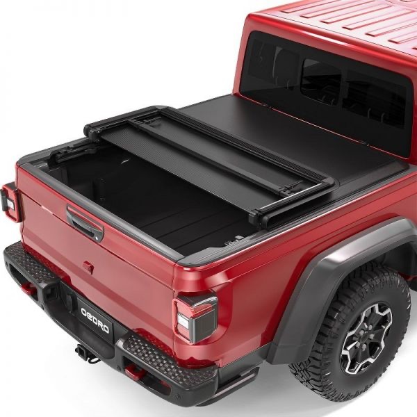 OEDRO® 5.8FT Tri-Fold Truck Bed Soft Tonneau Cover for 2019-2023 Chevy Silverado/GMC Sierra 1500 New Body Style w/o Multi-Flex Tailgate
