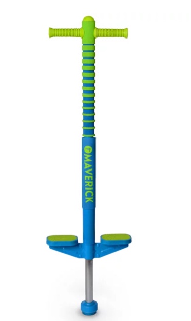 Flybar Maverick Foam Pogo Stick for Kids Age 5 and Up, 40 to 80 Pounds, Pogo Stick for Boys and Girls (Green)
