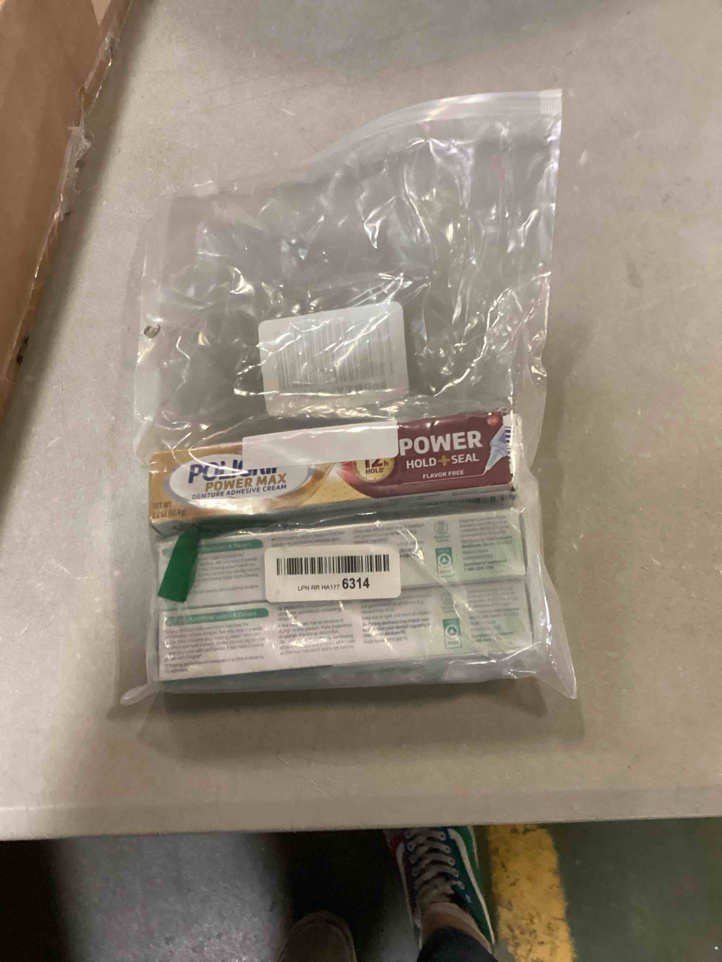 pack super poligrip denture adhesive cream assorted