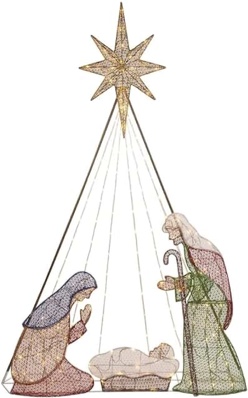 Member's Mark 5ftPre-lit Nativity Scene