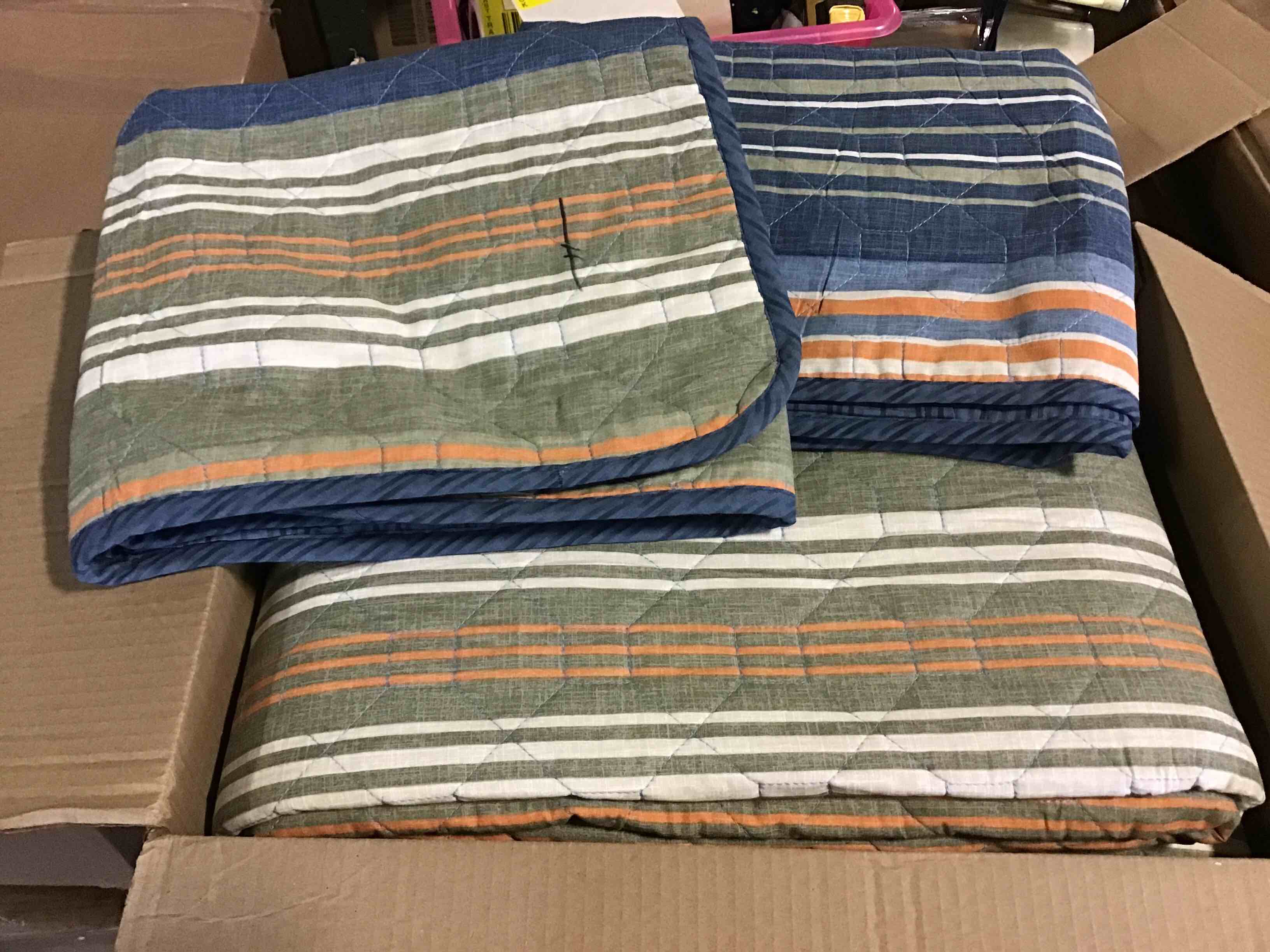 Eddie Bauer Yakima Valley Stripe Cotton Quilt Set, King
