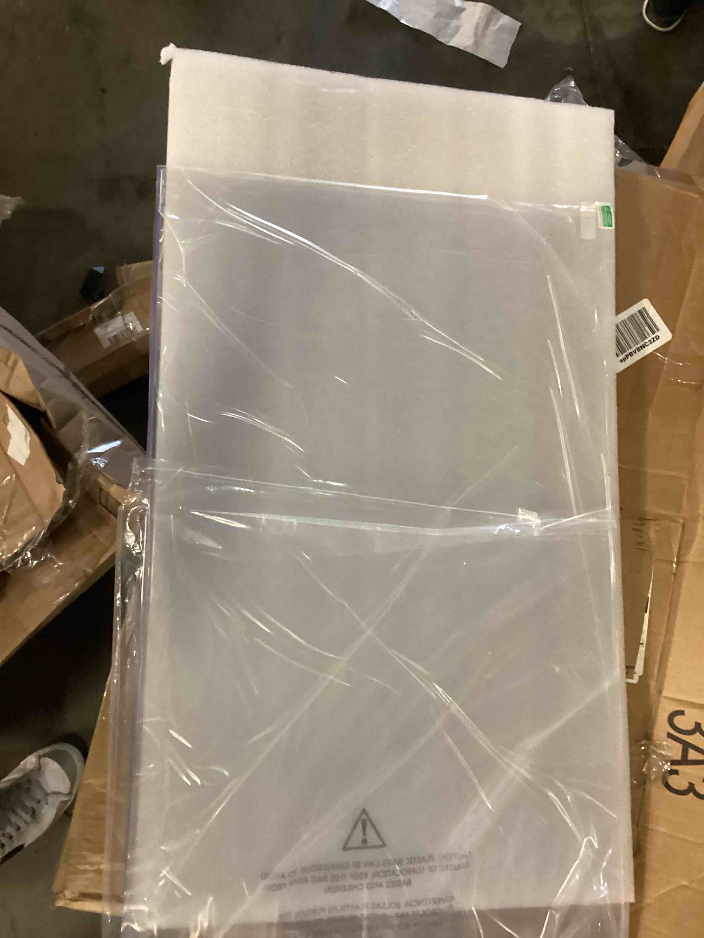 YSTIME 8" x 12" Clear Acrylic Sheet Plexiglass Plastic Sheet for Crafts Transparent Acrylic Board with Protective Paper for Craft, Windows, Frame, DIY Display Projects, Pack of 2