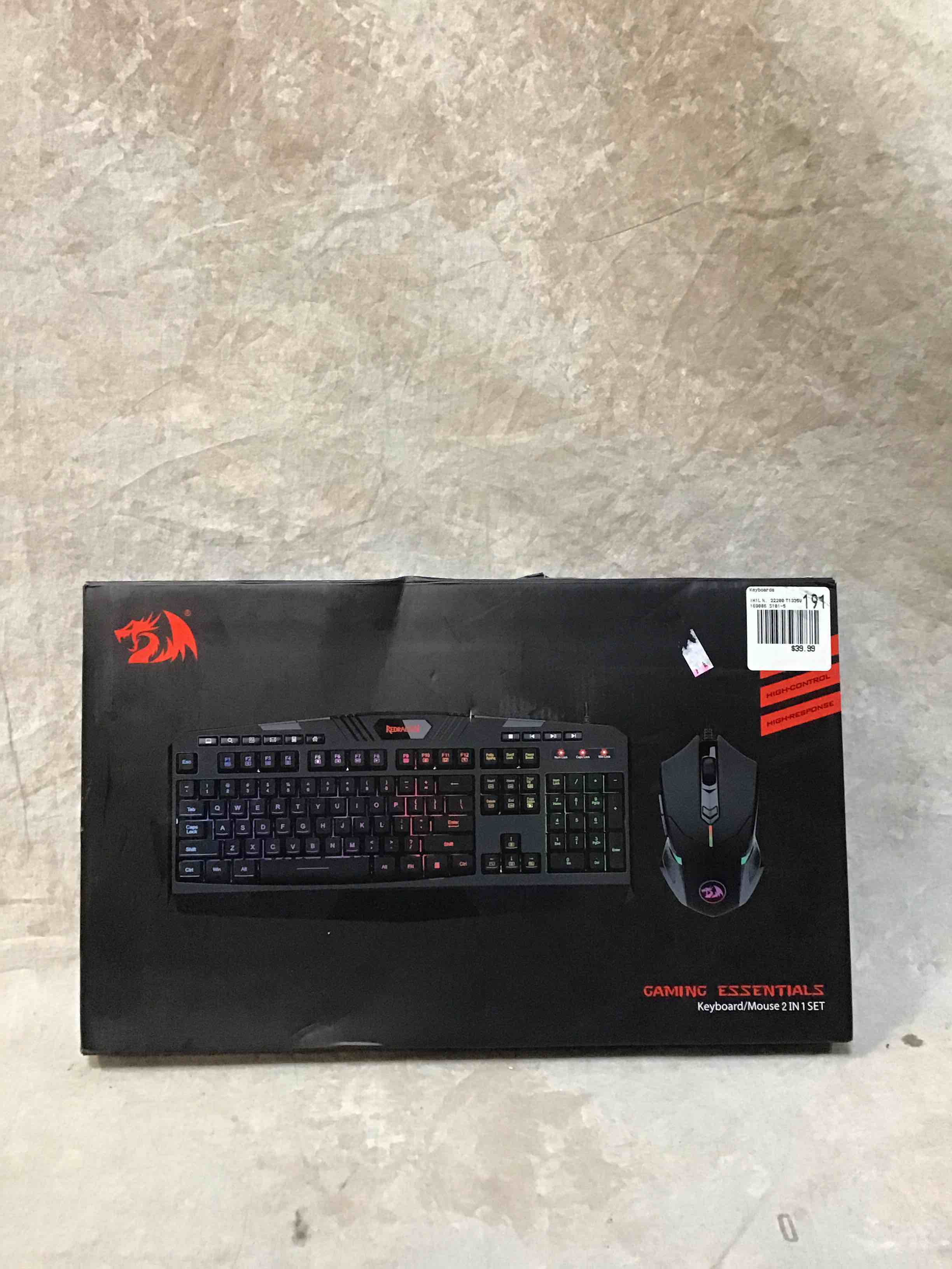 Redragon Gaming Essentials Keyboard & Mouse Combo