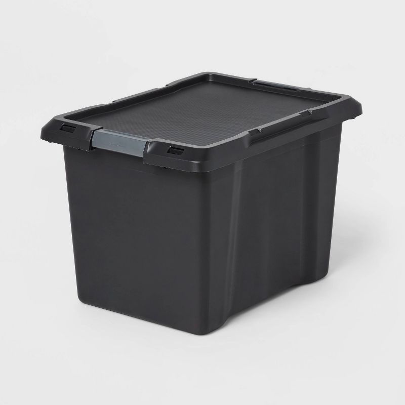 Brightroom Stackable Heavy-Duty Latching Tote.19 Gallon . Case Pack of 6.