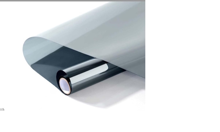 FuFin One-Way Window Privacy Film with Free Installation Tools,Premium PET Material,Heat Control 99% UV Blocking and Privacy Protection Window Film.Window Tint for Home Office (Silver 41.5”x196.9”