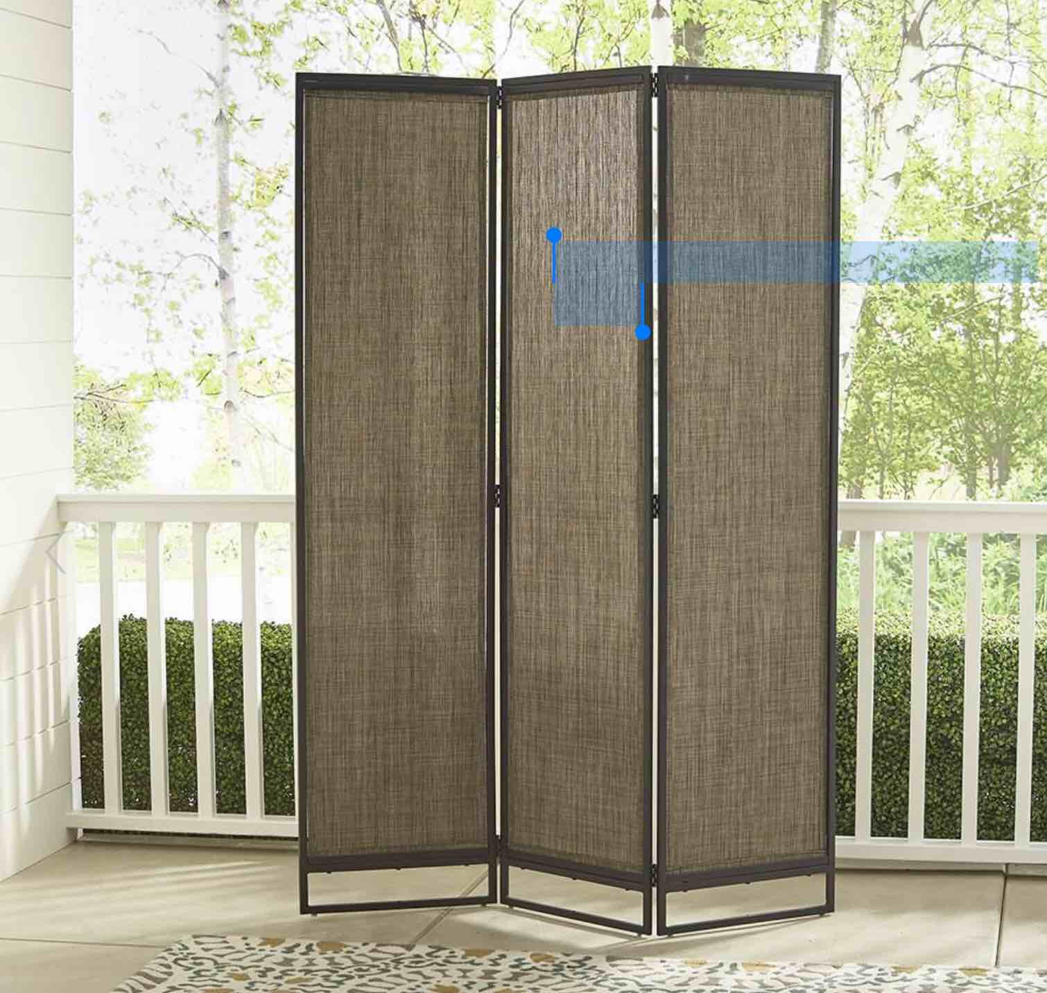 The Freestanding Outdoor Privacy Screen