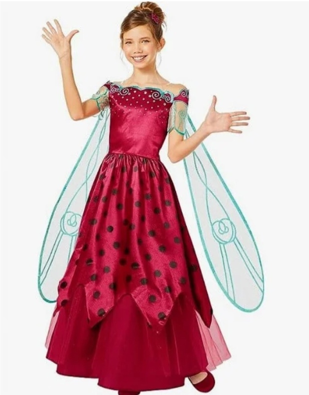 Miraculous Ladybug Ball Gown - Red/Black/Blue - Costume - Child - M (7/8) - Incomplete