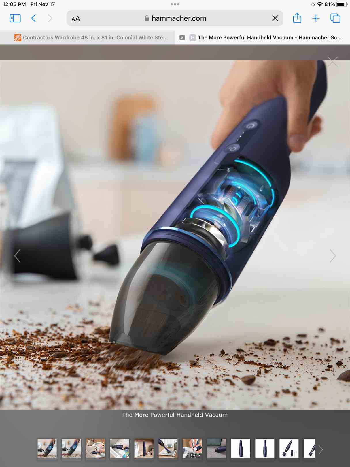 The More Powerful Handheld Vacuum