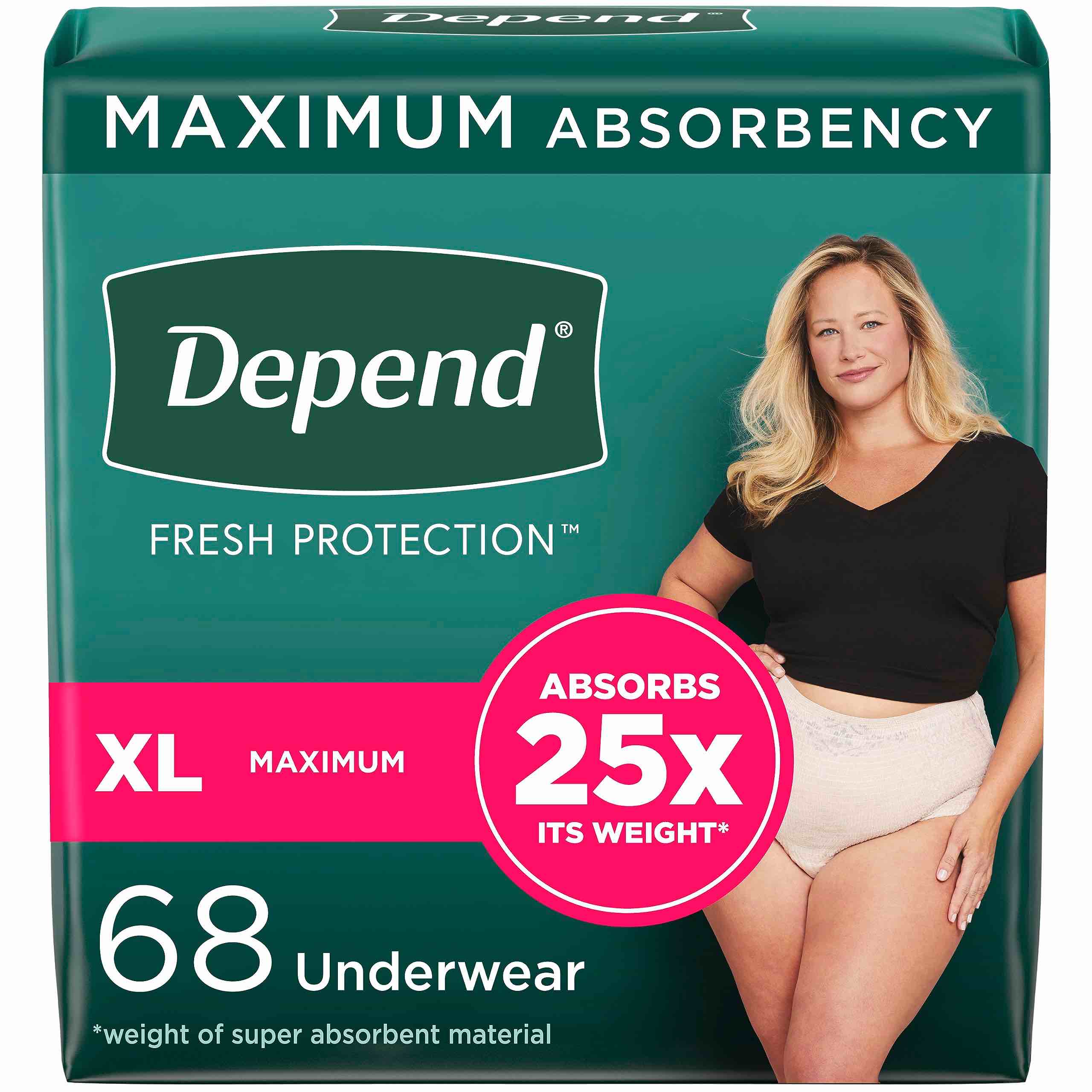 68 CT Female XXL Kimberly Clark 