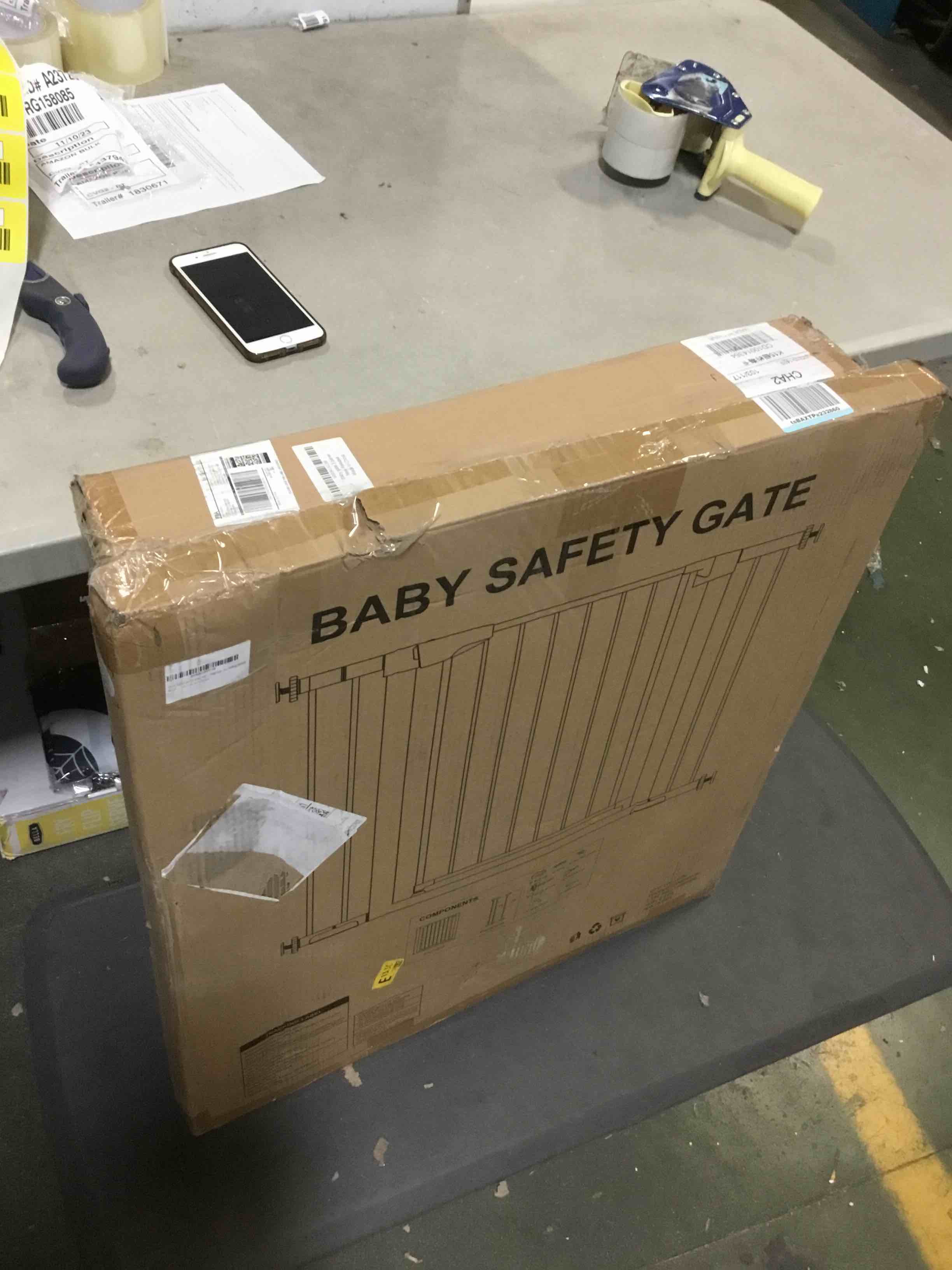 assorted baby gates
