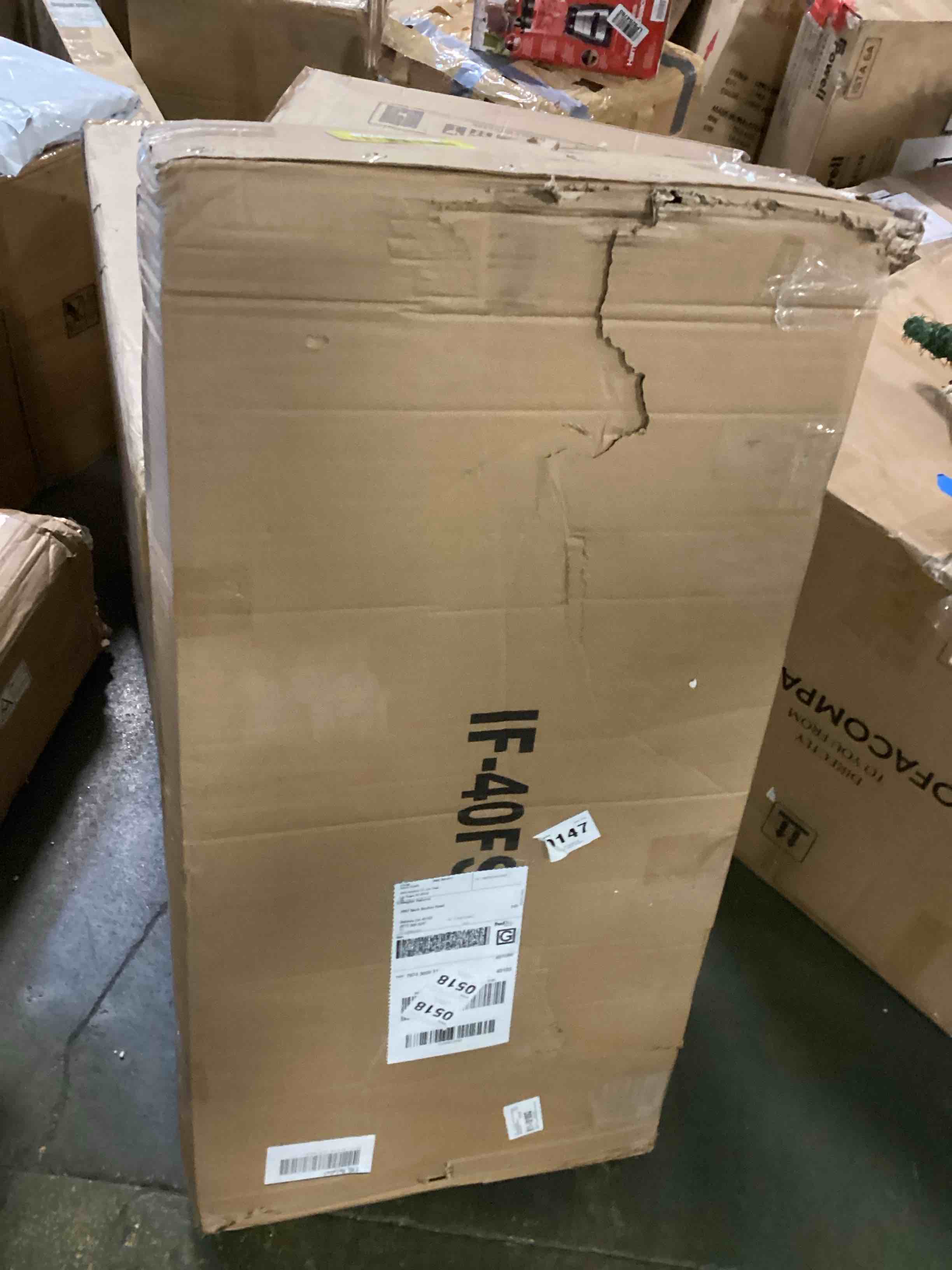 (Only Fireplace)Delaine TV Stand for TVs up to 90" with Electric