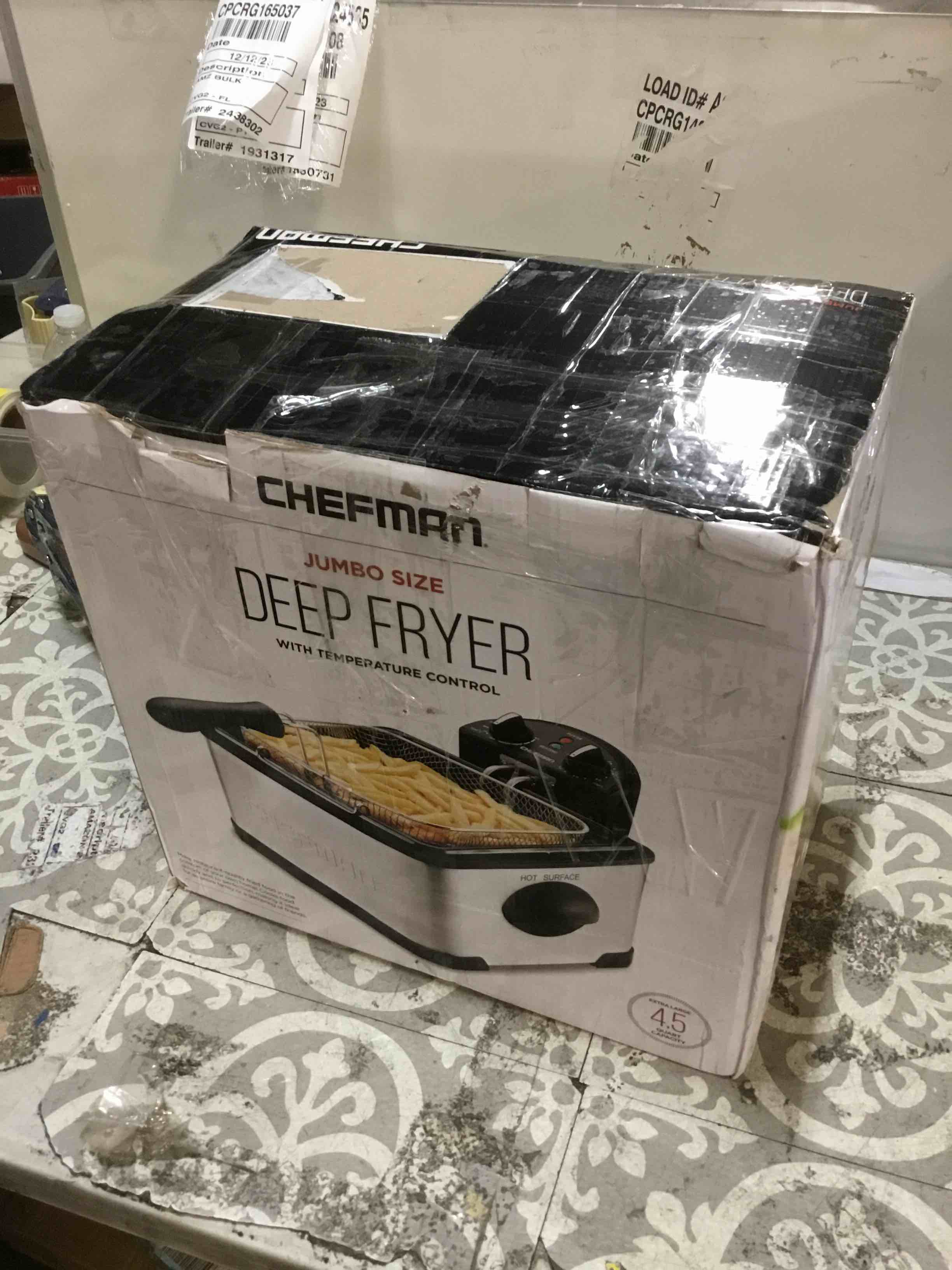 Chefman 4.5 Liter Deep Fryer w/Basket Strainer, XL Jumbo Size