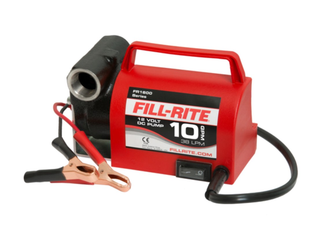 Fill-Rite FR1612 12V DC Portable Fuel Transfer Pump - 10 GPM